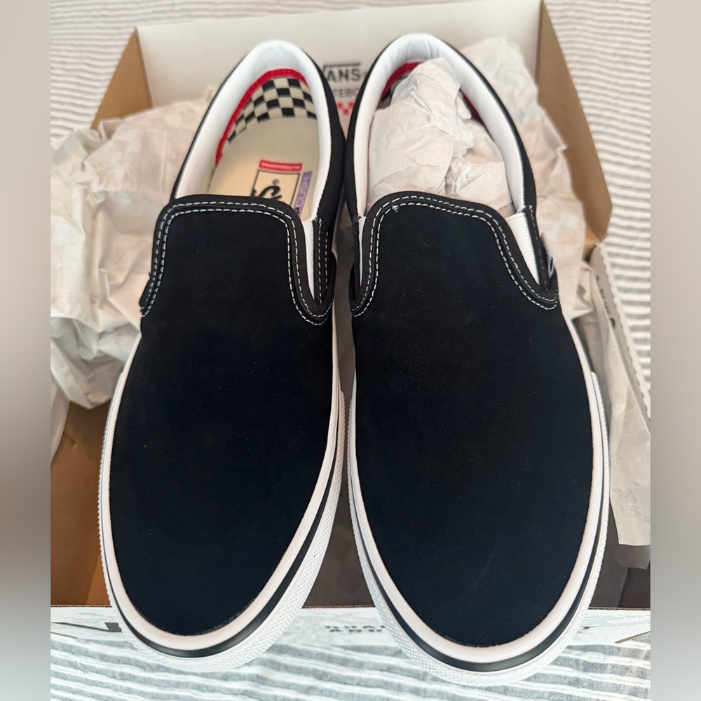 NWT VANS Skate Slip Ons Size 8.5